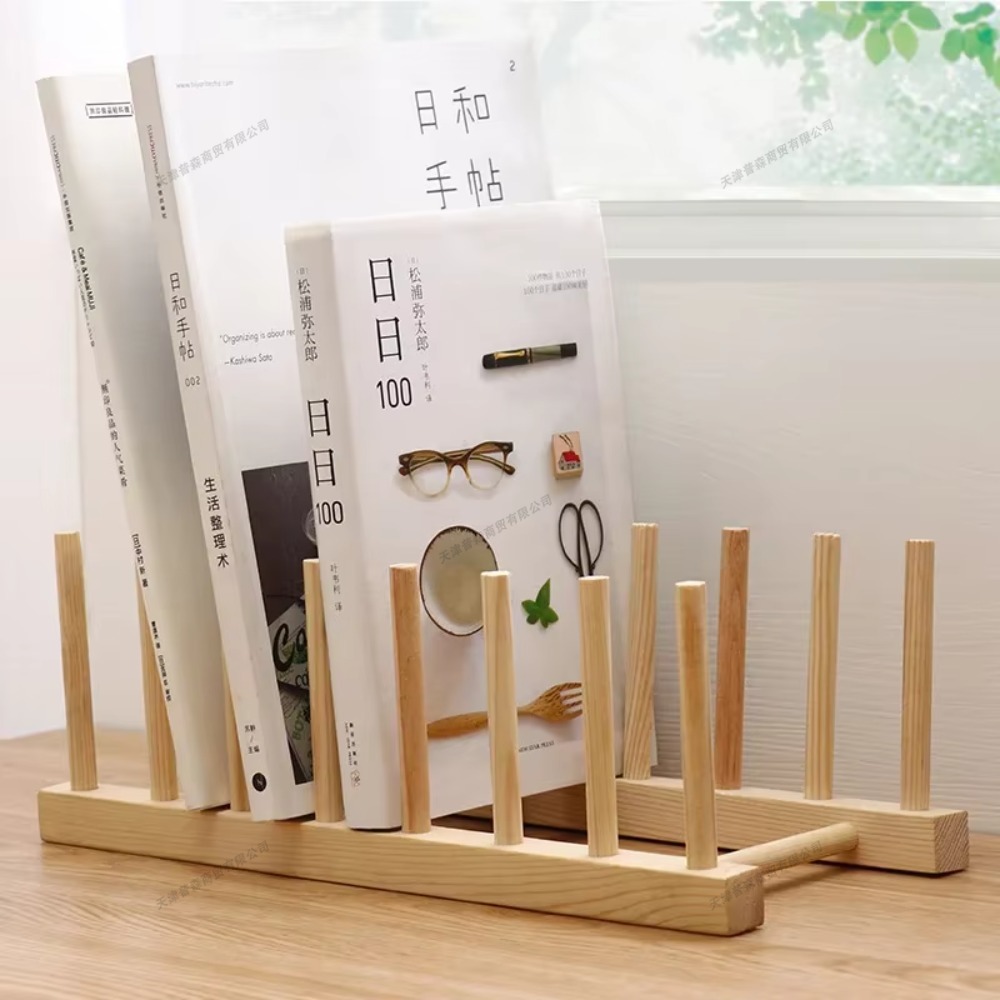 Meal Prep Organizer - ชั้นวางจานไม้ไผ่ DIY สำหรับจัดระเบียบในครัว สำหรับจาน/เขียง/ถ้วย/ฝาหม้อ