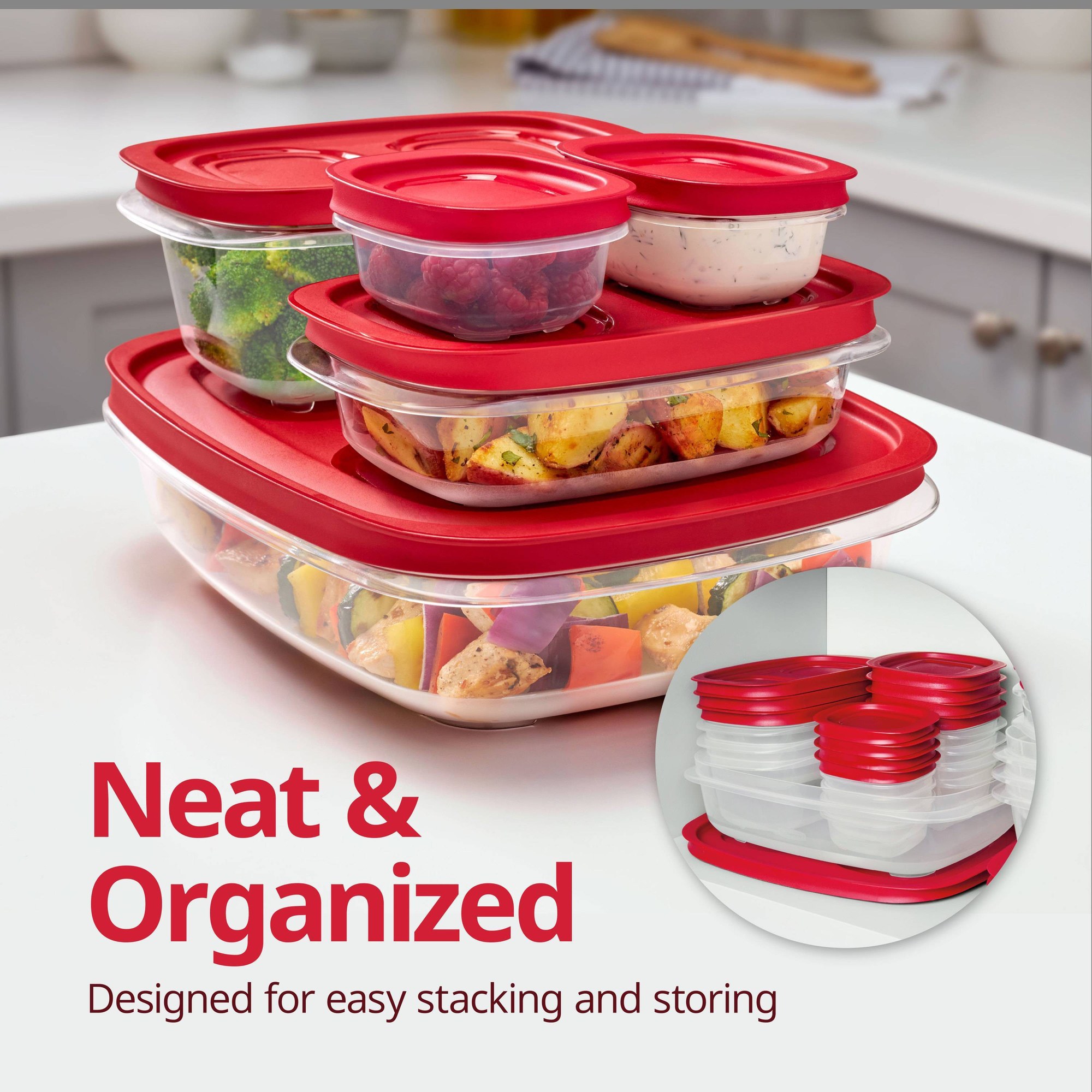 ภาชนะเก็บอาหารทรงสี่เหลี่ยมผืน - Meal Prep Containers บทวิจารณ์และราคา