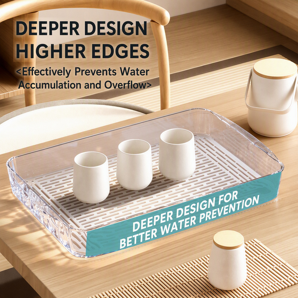 ถาดพลาสติกทรงสี่เหลี่ยมสองชั้น - Meal Prep Organizer บทวิจารณ์และราคา