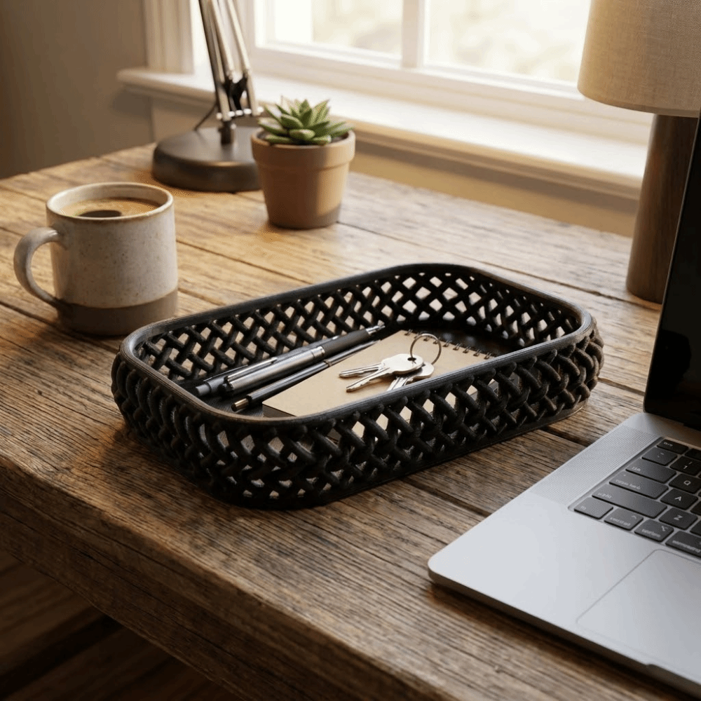 ถาดเก็บของอเนกประสงค์ลายหวายเท - Meal Prep Organizer บทวิจารณ์และราคา