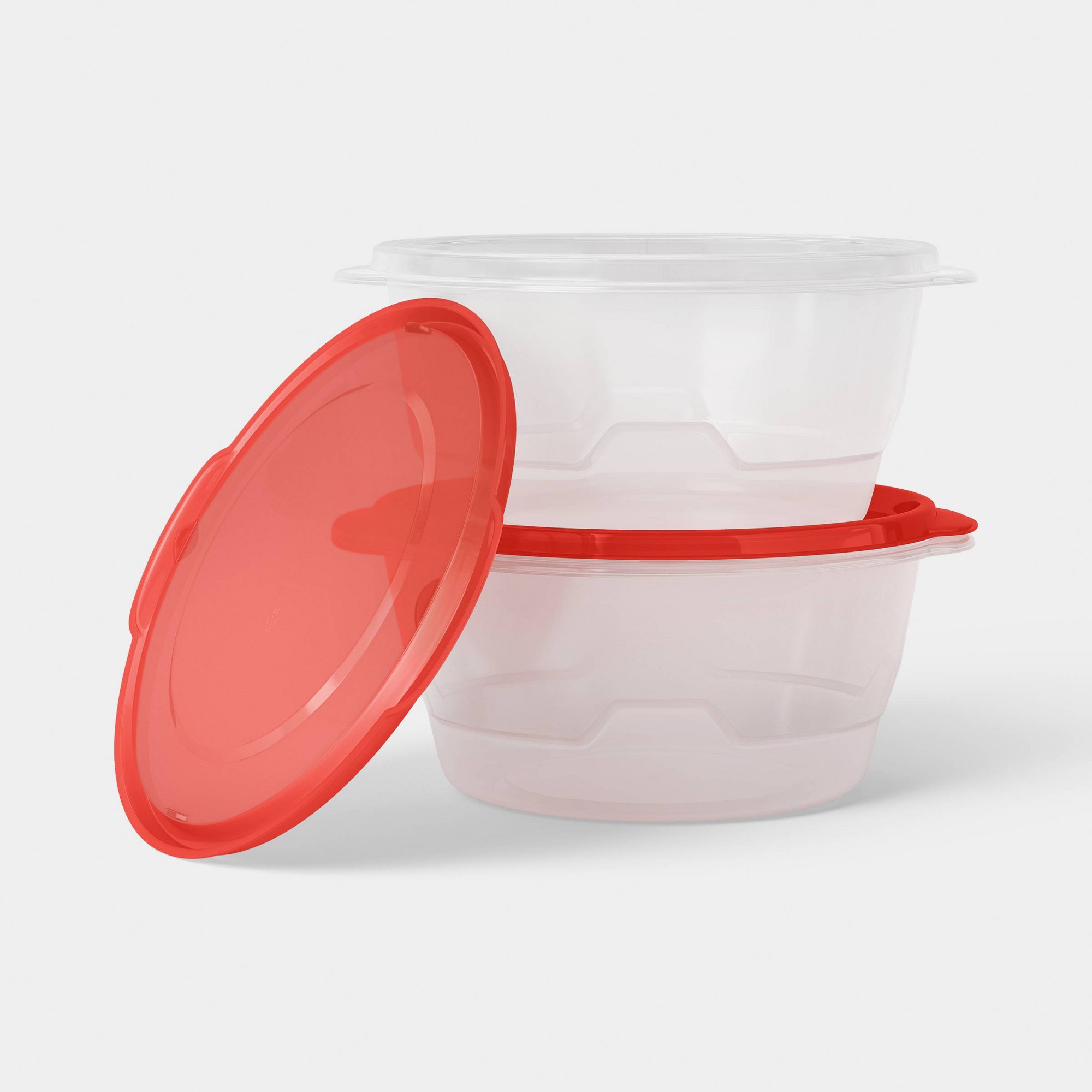 ภาชนะเก็บอาหารทรงกลมขนาดใหญ่ 2 - Meal Prep Containers บทวิจารณ์และราคา