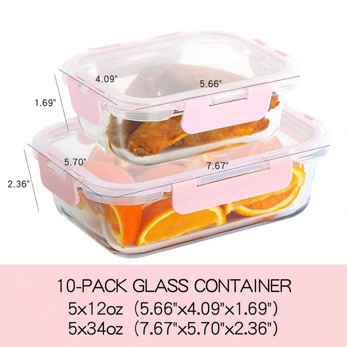 ชุดกล่องแก้วสำหรับเตรียมอาหาร  - Meal Prep Usa บทวิจารณ์และราคา