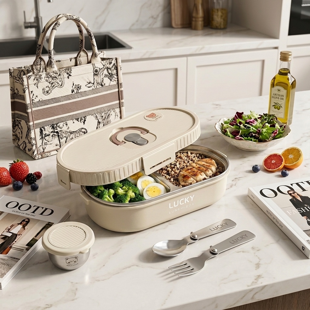 ชุดกล่องอาหารกลางวันสแตนเลส 30 - Meal Prep Usa บทวิจารณ์และราคา