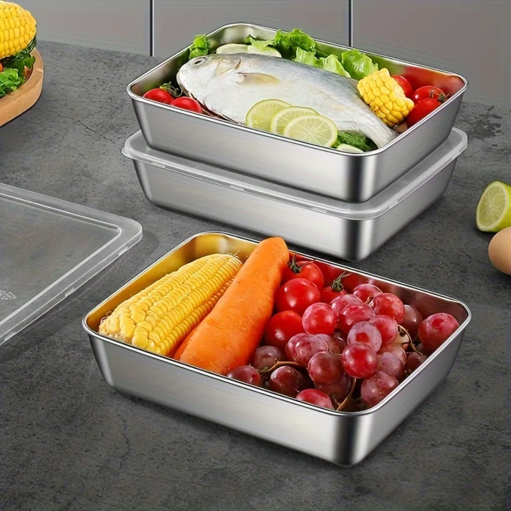 ชุดกล่องถนอมอาหารสแตนเลส 5 ชิ้ - Meal Prep Organizer บทวิจารณ์และราคา