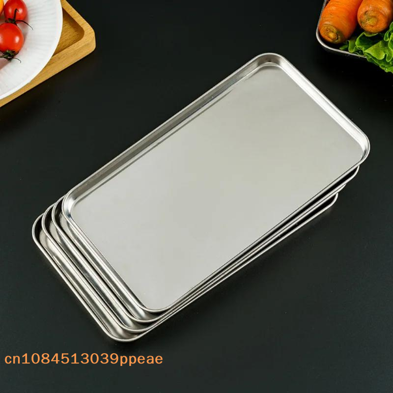 ถาดสแตนเลสทรงสี่เหลี่ยม ถาดเสิ - Meal Prep Organizer บทวิจารณ์และราคา