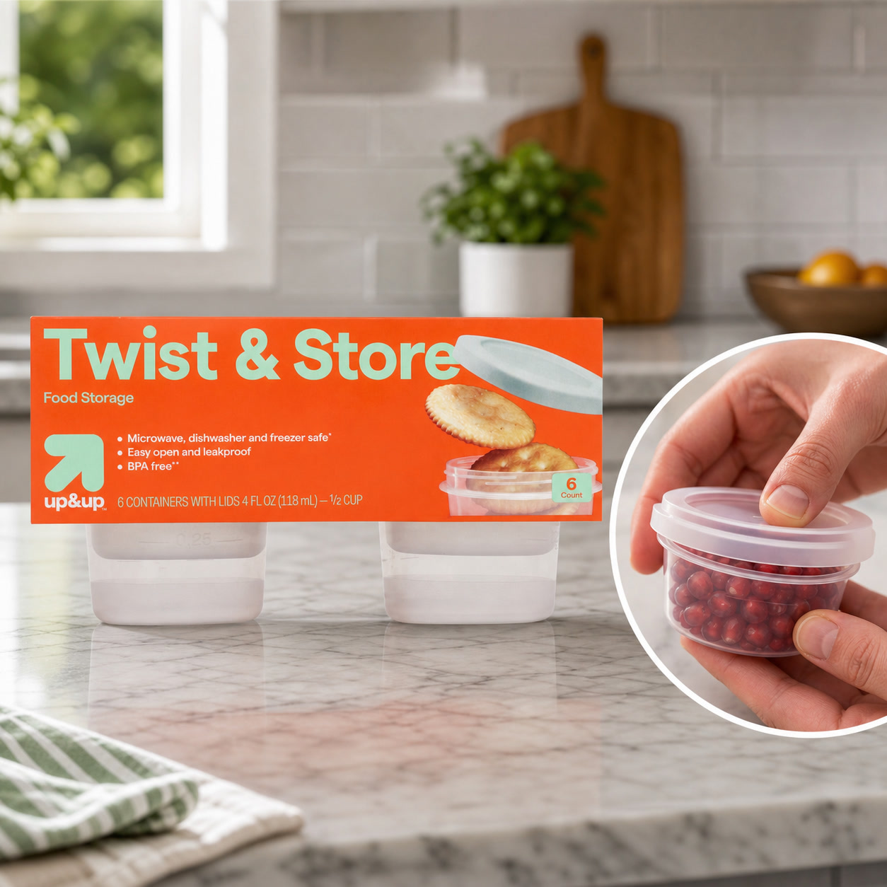 ภาชนะเก็บอาหารแบบล็อคเกลียวทรง - Meal Prep Containers บทวิจารณ์และราคา