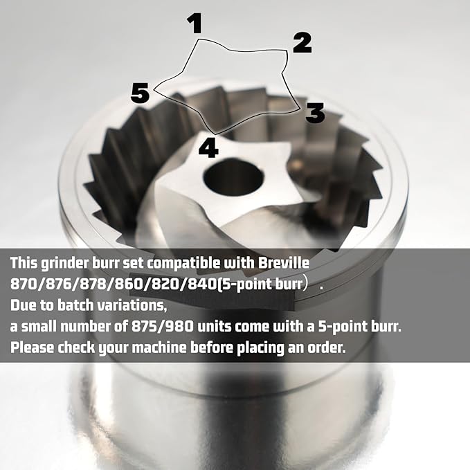 ชุดใบมีดบดกาแฟทรงกรวย ใช้แทนได - Breville Espresso Bes870 บทวิจารณ์และราคา