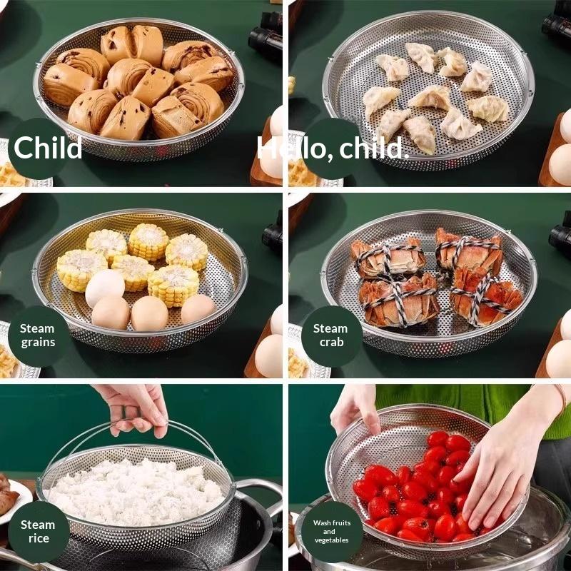 ตะกร้าสแตนเลสสำหรับนึ่งอาหารพร - Meal Prep Seafood บทวิจารณ์และราคา